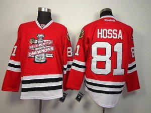 Jerseys Factory Cheap Blackhawks #81 Marian Hossa Red 2013 Stanl