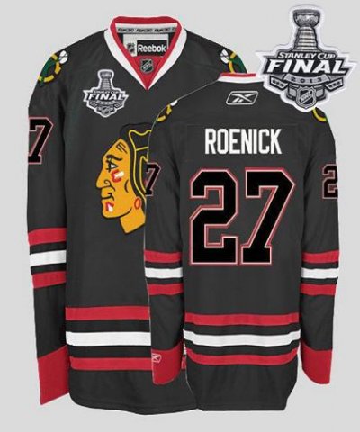 Jerseys Factory Cheap Blackhawks #27 Jeremy Roenick Embroidered