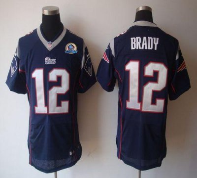 Jerseys Factory Cheap Nike Patriots #12 Tom Brady Navy Blue Team