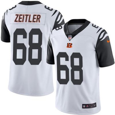Jerseys Factory Cheap Nike Bengals #68 Kevin Zeitler White Men's