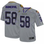 Jerseys Factory Cheap Nike Ravens #58 Elvis Dumervil Lights Out