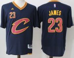 Jerseys Factory Cheap Cavaliers #23 LeBron James Navy Blue Short