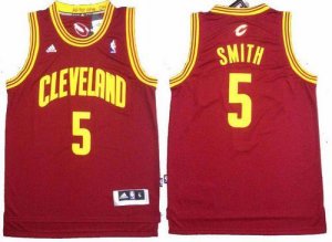 Jerseys Factory Cheap Revolution 30 Cavaliers #5 J.R. Smith Red