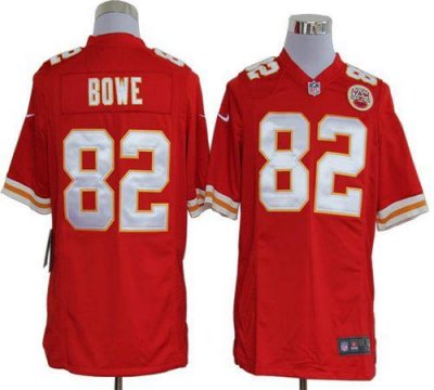 Jerseys Factory Cheap Nike Chiefs #82 Dwayne Bowe Red Team Color