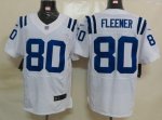 Jerseys Factory Cheap Nike Colts #80 Coby Fleener White Men's Em