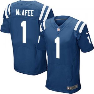 Jerseys Factory Cheap Nike Colts #1 Pat McAfee Royal Blue Team C