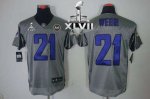 Jerseys Factory Cheap Nike Ravens #21 Lardarius Webb Grey Shadow