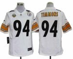 Jerseys Factory Cheap Nike Steelers #94 Lawrence Timmons White W