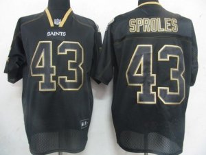 Jerseys Factory Cheap Saints #43 Darren Sproles Lights Out Black