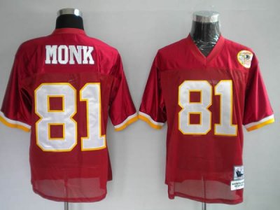 Jerseys Factory Cheap Mitchell and Ness Redskins #81 Art Monk St