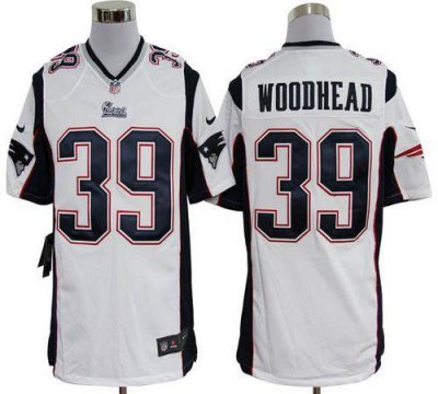 Jerseys Factory Cheap Nike Patriots #39 Danny Woodhead White Men