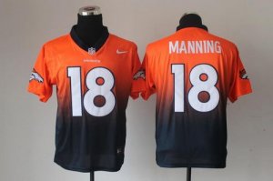 Jerseys Factory Cheap Nike Broncos #18 Peyton Manning Orange/Nav
