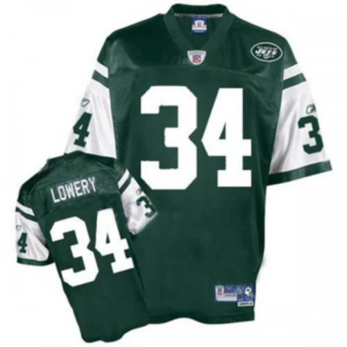 Jerseys Factory Cheap Jets Dwight Lowery #34 Stitched Green NFL