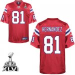 Jerseys Factory Cheap Patriots #81 Randy Moss Red Alternate Supe
