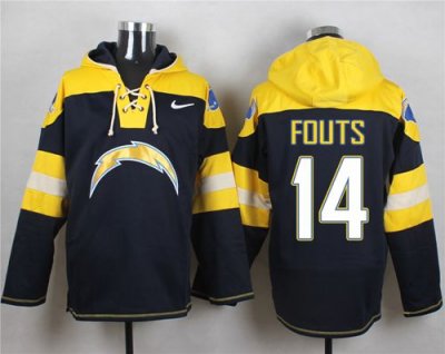Jerseys Factory Cheap Nike Chargers #14 Dan Fouts Navy Blue Play