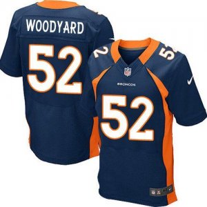 Jerseys Factory Cheap Nike Broncos #52 Wesley Woodyard Navy Blue