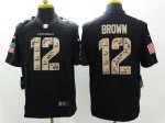 Jerseys Factory Cheap Nike Cardinals #12 John Brown Black Men's