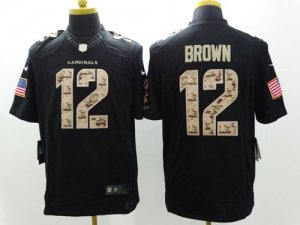 Jerseys Factory Cheap Nike Cardinals #12 John Brown Black Men's