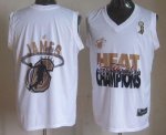 Jerseys Factory Cheap Heat #6 LeBron James White 2013 NBA Finals
