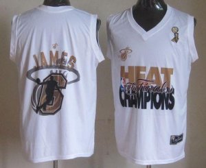 Jerseys Factory Cheap Heat #6 LeBron James White 2013 NBA Finals