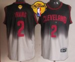Jerseys Factory Cheap Cavaliers #2 Kyrie Irving Black/Grey Fadea