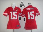 Jerseys Factory Cheap Nike 49ers #15 Michael Crabtree Red Team C