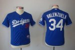 Jerseys Factory Cheap Dodgers #34 Fernando Valenzuela Blue Cool