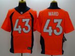 Jerseys Factory Cheap Nike Broncos #43 T.J. Ward Orange Team Col