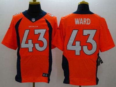 Jerseys Factory Cheap Nike Broncos #43 T.J. Ward Orange Team Col