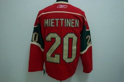 Jerseys Factory Cheap Wild #20 Antti Miettinen Embroidered Red N