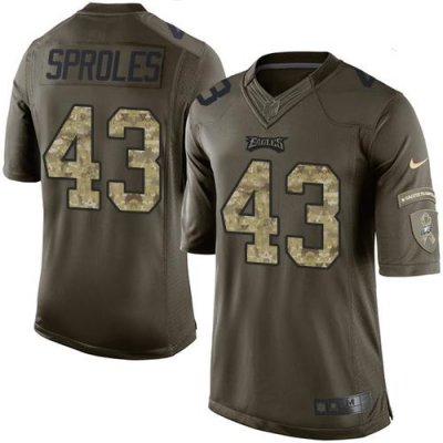Jerseys Factory Cheap Nike Eagles #43 Darren Sproles Green Men's