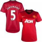 Jerseys Factory Cheap Women's Manchester United #5 Rio Ferdinand