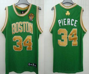 Jerseys Factory Cheap Celtics #34 Paul Pierce Stitched Green Gol