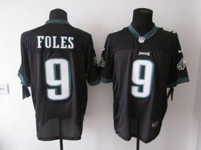 Jerseys Factory Cheap Nike Eagles #9 Nick Foles Black Alternate