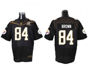 Jerseys Factory Cheap Nike Steelers #84 Antonio Brown Black 2016