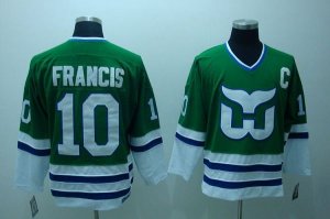 Jerseys Factory Cheap Whalers #10 Ron Francis Embroidered CCM Th