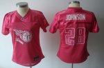 Jerseys Factory Cheap Titans #28 Chris Johnson Pink 2011 Women's