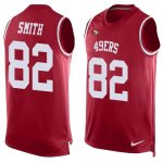 Jerseys Factory Cheap Nike 49ers #82 Torrey Smith Red Team Color