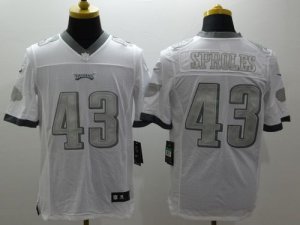 Jerseys Factory Cheap Nike Eagles #43 Darren Sproles White Men's