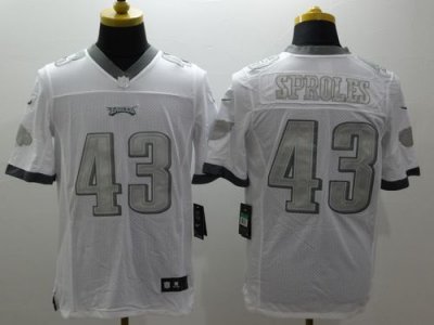 Jerseys Factory Cheap Nike Eagles #43 Darren Sproles White Men's