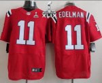Jerseys Factory Cheap Nike Patriots #11 Julian Edelman Red Alter