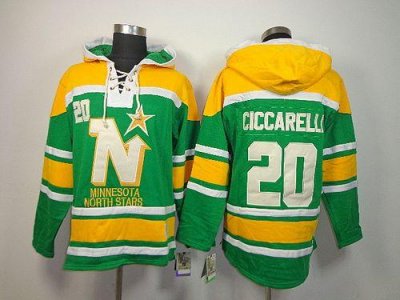 Jerseys Factory Cheap Stars #20 Dino Ciccarelli Green Sawyer Hoo