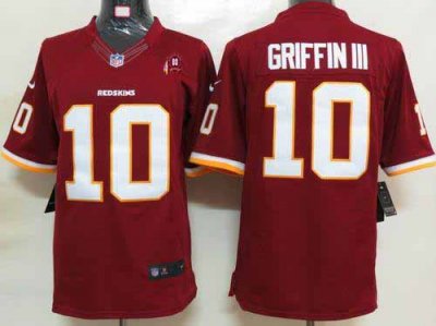 Jerseys Factory Cheap Nike Redskins #10 Robert Griffin III Burgu