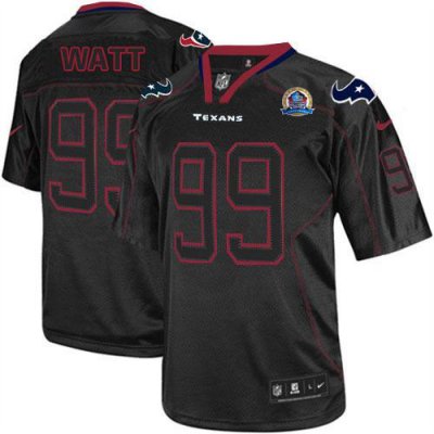 Jerseys Factory Cheap Nike Texans #99 J.J. Watt Lights Out Black