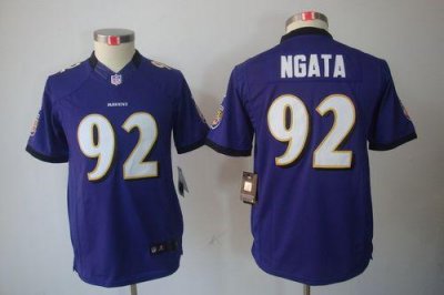 Jerseys Factory Cheap Nike Ravens #92 Haloti Ngata Purple Team C