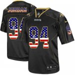 Jerseys Factory Cheap Nike Saints #94 Cameron Jordan Black Men's