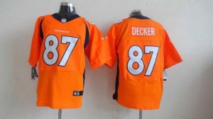 Jerseys Factory Cheap Nike Broncos #87 Eric Decker Orange Team C