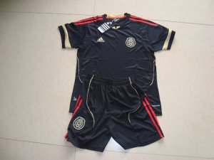 Jerseys Factory Cheap Mexico Blank 2011/2012 Black Kid Soccer Co