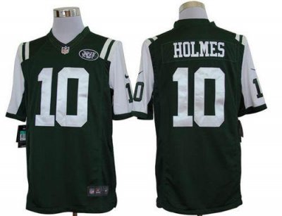 Jerseys Factory Cheap Nike Jets #10 Santonio Holmes Green Team C