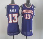 Jerseys Factory Cheap Suns #13 Steve Nash Purple Women's Road Em